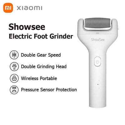 Picture of Xiaomi Showsee Electric Foot File Pedicure Dead Skin Remover B1-W Skin Care Callus Remover 600mAh Electric Feet File Grinder - White