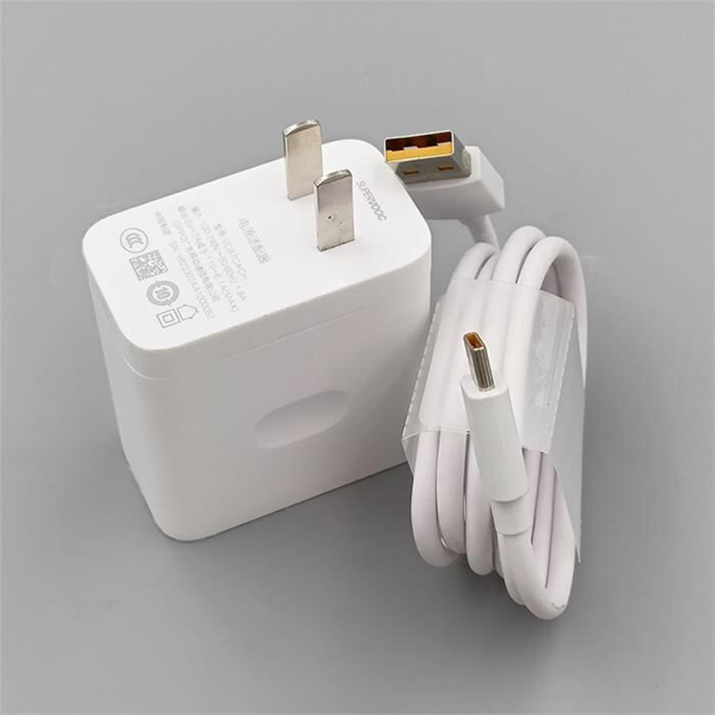 Picture of OPPO 67W SUPERVOOC 2.0 Fast Charger US Plug Adapter with USB Type-C Cable | 3 Months Warranty - White