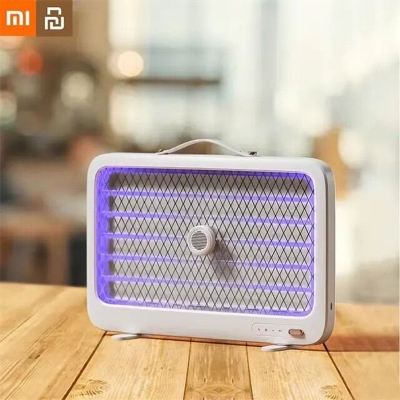 Picture of Xiaomi Qualitell K6 UV Mosquito Killer Lamp 3500V Electric with Rechargeable 2000mAh Battery - White