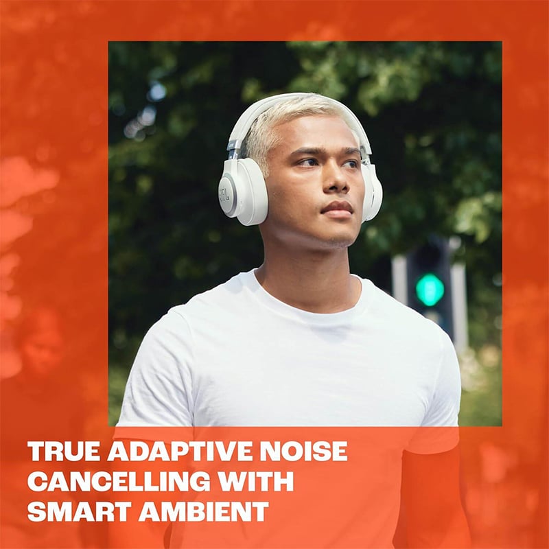 Picture of [Original] JBL LIVE 770NC Wireless Over-Ear Headphones – Adaptive Noise Cancelling, JBL Signature Sound, 70H Battery, Smart Ambient & Bluetooth 5.3, JBLLIVE770NCBLK, Black - Black