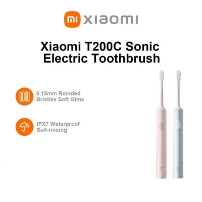 Picture of Xiaomi T200C Sonic Electric Toothbrush Main Features 0.15mm Soft Bristles IPX7 Waterproof Type-C Charging - Multicolor
