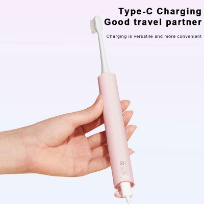 Picture of Xiaomi T200C Sonic Electric Toothbrush Main Features 0.15mm Soft Bristles IPX7 Waterproof Type-C Charging - Multicolor