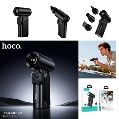Picture of HOCO HX68 Flujo Ultra High-Speed Violent Turbo Jet Fan 130000RPM - Black
