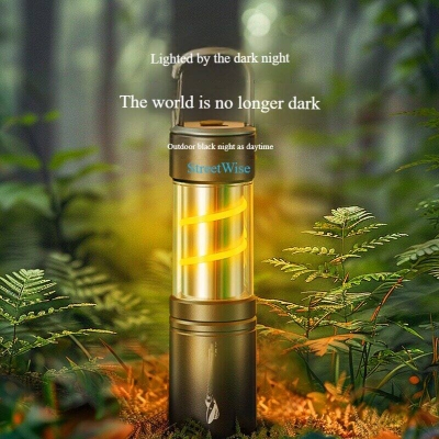 Picture of Smiling shark SD5241 LED Mini Flashlight 3Mode KeyChain Light Type-c Rechargeable Torch Light White warm Light Waterproof Lightweight Outdoor Camping Light - Grey