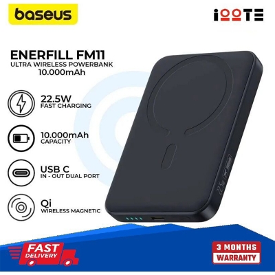 Picture of Baseus EnerFill FM11 Magnetic Power Bank 10000mAh 22.5W - Black