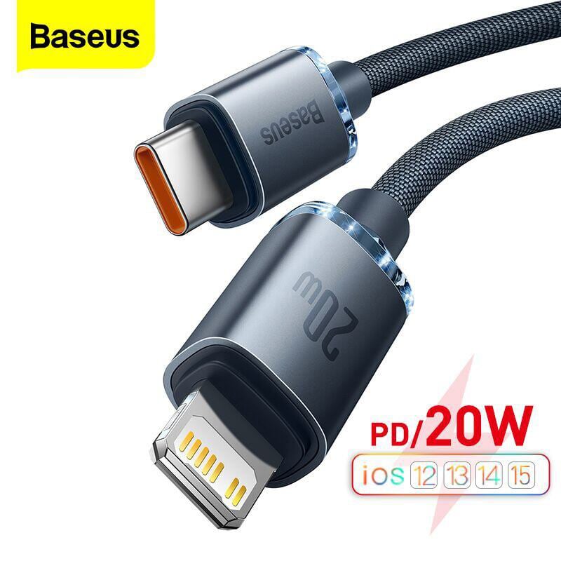 Picture of Baseus Minimalist Series 20W Type-C to iP Fast Charging Data Cable 1 meter - Black