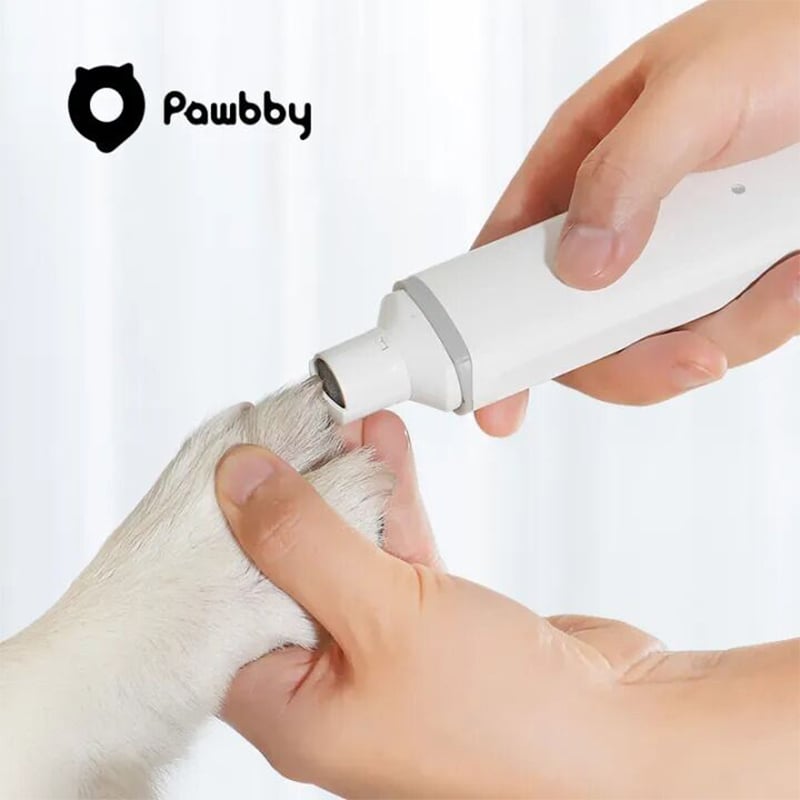 Picture of Xiaomi Pawbby Pet Electric Nail Clipper Dog Cat Nail Grinder Trim Pet Care Pets Supplies Nail Clipper - White
