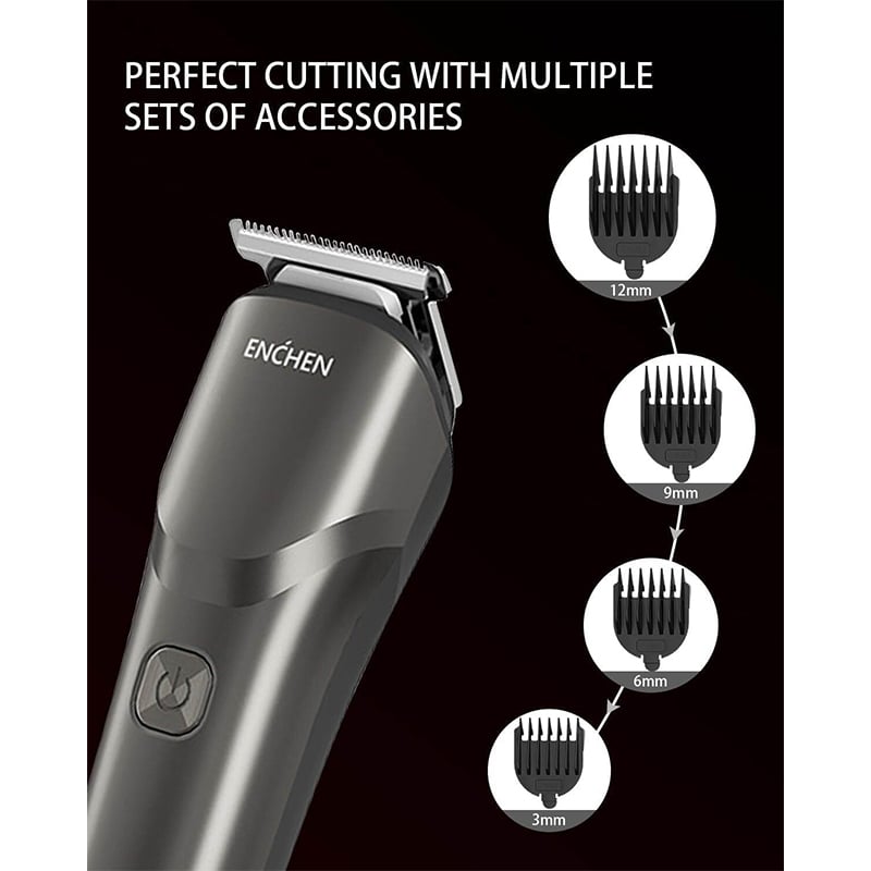 Picture of ENCHEN Beardo 2  Multi-Functional Trimmer 8000 RPM , Body/Face/Hair - Black