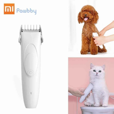 Picture of Xiaomi Mijia Pawbby Pet Shaver 2000mAh Removable Wash Safe Dog Cat Trimmer Grooming Low Vibration Low Noise Pet Supplies - White