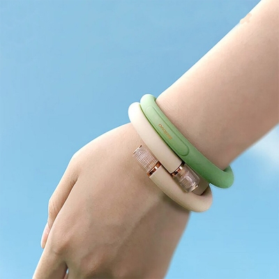 Picture of Qualitell Q1 Anti Mosquito Bracelet | Mosquito Repellent Protection |  Natural & Skin Friendly |  Comfortable & Lightweight |  Adjustable & Flexible Design |  Perfect for Outdoor & Travel | 3 Months warranty - Multicolor