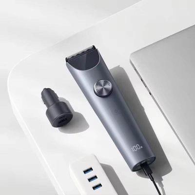 Picture of Xiaomi Mijia Hair Clipper 2 Cordless & Plugged-in Trimmer with 19 Length Settings, IPX7 Waterproof | 6 Months warranty - Grey