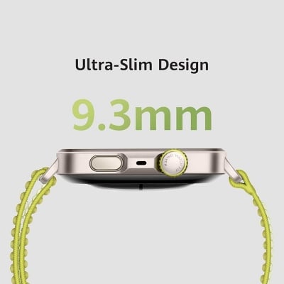 Picture of HUAWEI WATCH FIT 4 Pro Smart Watch, 1.82" Sapphire AMOLED Screen, Titanium Body, ECG & SpO2 Monitor, 10-Day Battery, 100+ Workout Modes,  Waterproof, iOS Android Compatible, Fitness Tracker | 6 Months warranty - Green