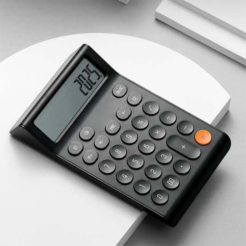 Picture of Xiaomi KACO MATE Retro Fashion 12  Digit Multifunction Calculator with Large LCD Display | 3 Months Warranty - Black