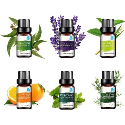 Picture of Pure Natural Essential Oil 10ML 6 Pcs set For Humidifier Fragrance Aroma Diffuser - Multicolor