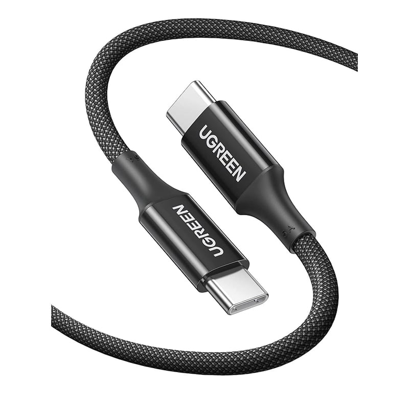 Picture of UGREEN L502 USB-C to USB-C PD 5A 100W Braided Fast Charging Cable 1M | 18 months warranty - Black