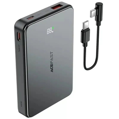 Picture of ACEFAST M31 10000mAh 22.5W Magnetic Wireless Power Bank | MagSafe Compatible Portable Fast Charging Power Bank for iPhone Android | 3 Months Warranty - Black
