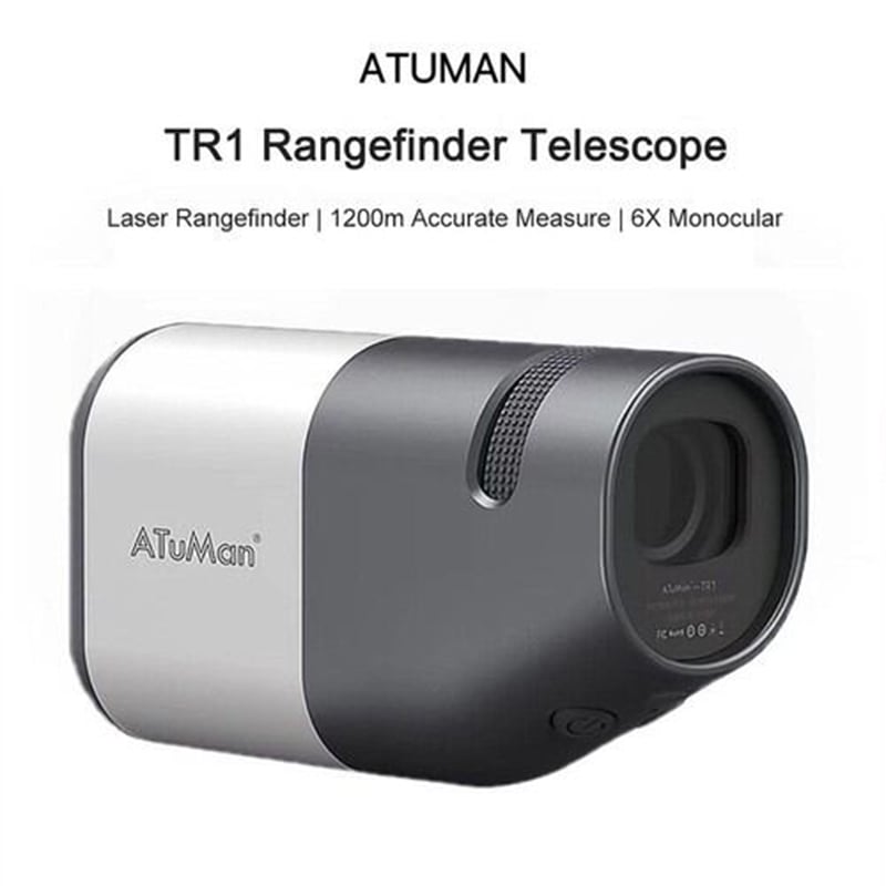 Picture of Xiaomi Atuman/Duka Telescope TR1 LCD Screen Sightseeing Telescope Rangefinder for Golf Sport, Hunting, Survey, Travel - 1200M - Grey