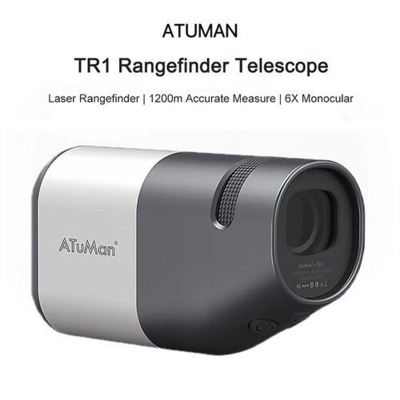 Picture of Xiaomi Atuman/Duka Telescope TR1 LCD Screen Sightseeing Telescope Rangefinder for Golf Sport, Hunting, Survey, Travel - 1200M - Grey