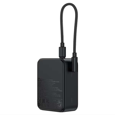 Picture of ACEFAST M28 10000mAh 22.5W PD Fast Charging Power Bank | USB-C Portable Charger for iPhone Android Samsung Xiaomi | 3 Months Warranty - Black