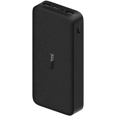 Picture of Xiaomi Redmi 20000mAh 18W Fast Charging Power Bank | Dual Input & Dual Output, Bi-Directional Fast Charge, iPhone Compatible | 1 Year Official Warranty - Black