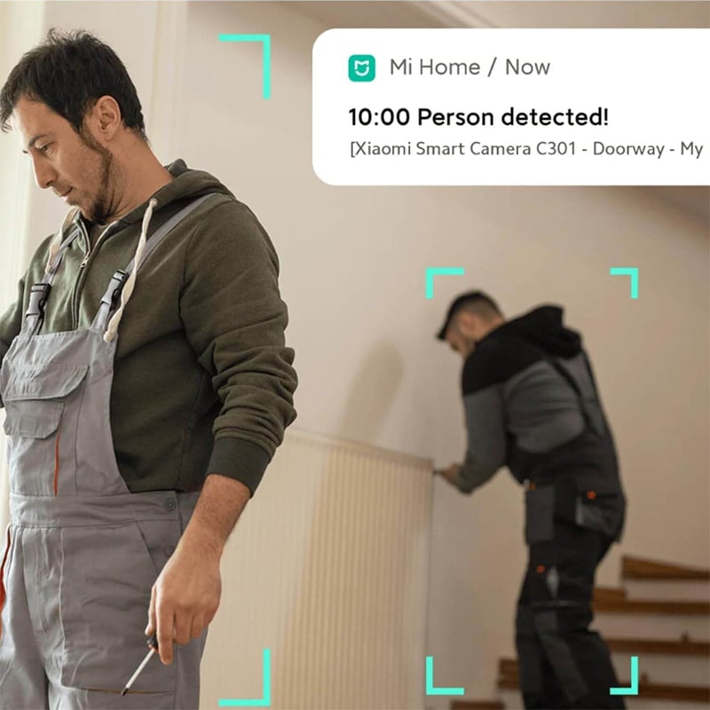 Picture of Xiaomi Smart Camera C301 3MP 2K Indoor WiFi Security Camera | 360° Panoramic View, Night Vision, AI Human Detection, Two-Way Audio, Xiaomi Home App Support | 1 Year Official Warranty - White