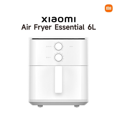 Picture of Xiaomi Air Fryer Essential 6L | 360° Hot Air Circulation, OLED Touchscreen & 100+ Smart Recipes | 12 months official warranty - White