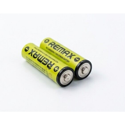 Picture of Remax AAA02 814mWh Rechargeable Lithium Battery 2 pcs Set - Green