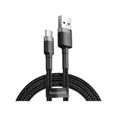Picture of Baseus Cafule Cable USB A to Type-C 3A 1M | 3 Months warranty - Black