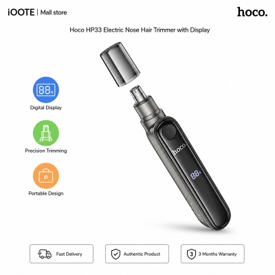 Picture of Hoco HP33 Electric Nose Hair Trimmer with Display | 3 Months Warranty