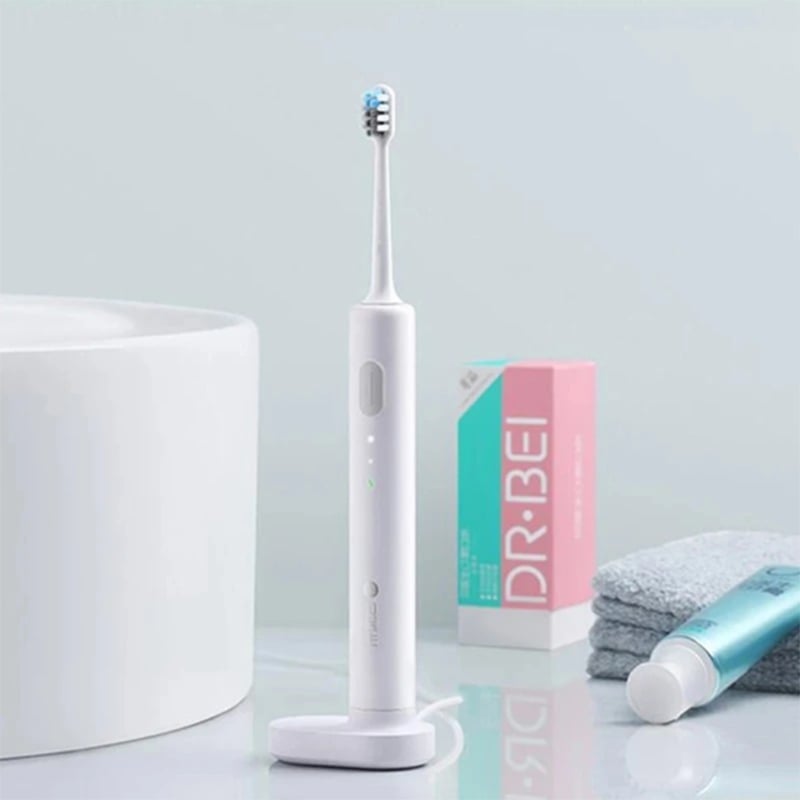 Picture of Xiaomi Dr.Bei C1 Sonic Electric Toothbrush Rechargeable & High-Frequency Cleaning  | 3 Months Warranty - White