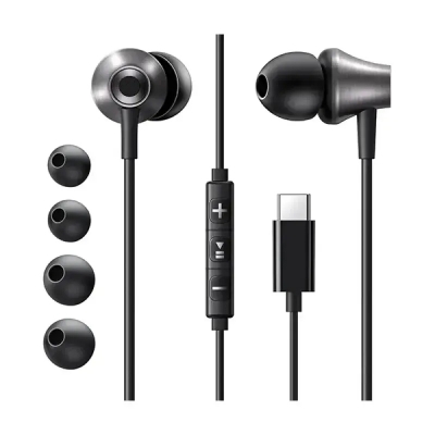 Picture of UGREEN EP105 HiTune USB-C Wired HiFi Stereo Earphones with Microphone & Volume Control | Compatible with iPhone 16/15, Galaxy S25/S24/S23, iPad & Pixel | 18 Months Warranty - Black