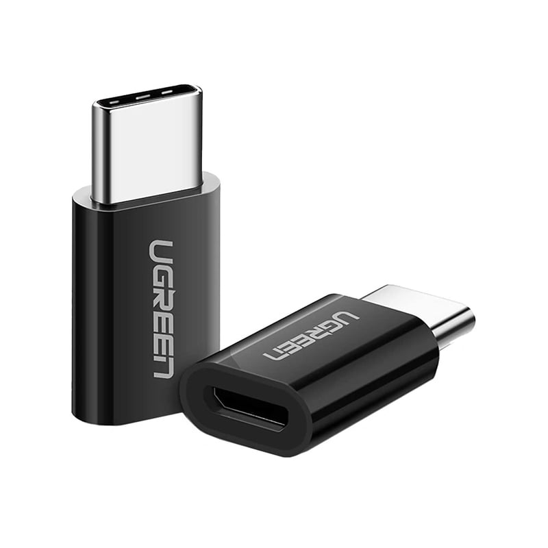 Picture of UGREEN US157 (30391) USB-C Male to Micro USB 2.0 Female Adapter – Black | 18 Months Warranty - Black