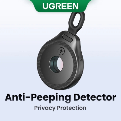 Picture of UGREEN Mini Hidden Camera Detector Anti-Peeping Rechargeable Pinhole Lens Finder for Travel, Hotel & Outdoor Privacy Security | 18 Months Official Warranty - Black