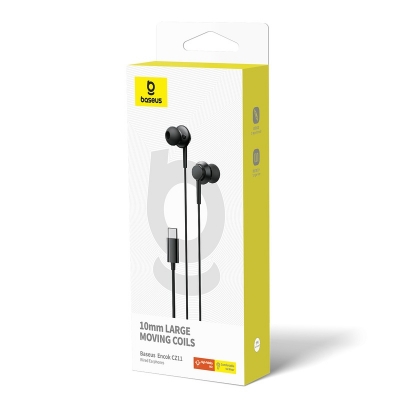 Picture of Baseus Earphone CZ11 Type-C Earphone For iPhone 15 16 Series Samsung Google Pixel With 3 Months Warranty