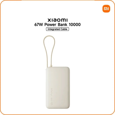 Picture of Xiaomi 67W Power Bank 10000mAh/20000mAh with Built-in USB-C Cable, Digital Display & 67W Fast Recharging | 12 Months Official Warranty