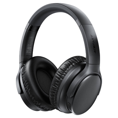 Picture of ACEFAST H10 Wireless Headphones with 40mm Hi-Fi Drivers, Bluetooth 5.4 & 60H Battery | 3 Months Warranty - Black