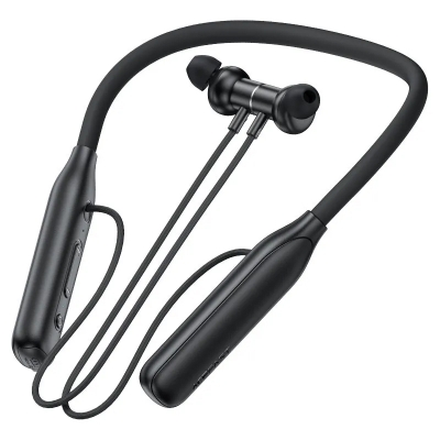 Picture of ACEFAST N4 Wireless Neckband Earphones with Bluetooth 5.3, 130H Playback, LED Display & TF Card Support | 3 Months Warranty - Black