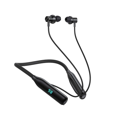 Picture of ACEFAST N4 Wireless Neckband Earphones with Bluetooth 5.3, 130H Playback, LED Display & TF Card Support | 3 Months Warranty - Black