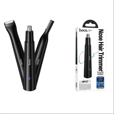 Picture of Hoco HP37 Three-in-One Multifunctional Nose Hair Trimmer | 3 Months Warranty - Black