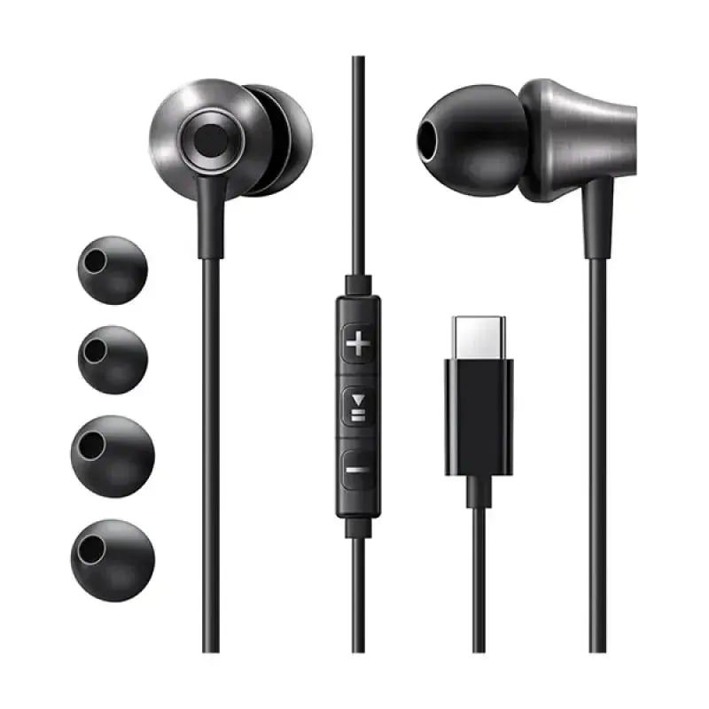 Picture of UGREEN EP105 HiTune USB-C Wired HiFi Stereo Earphones with Microphone & Volume Control | Compatible with iPhone 16/15, Galaxy S25/S24/S23, iPad & Pixel | 18 Months Warranty - Black