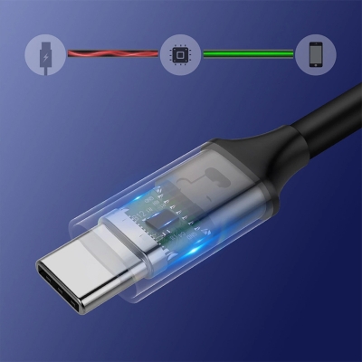 Picture of UGREEN US161 Type-C to Type-C 3.1 Gen Data Cable 1.5M with 100W Charging and 4K 60Hz | 18 Months warranty - Black