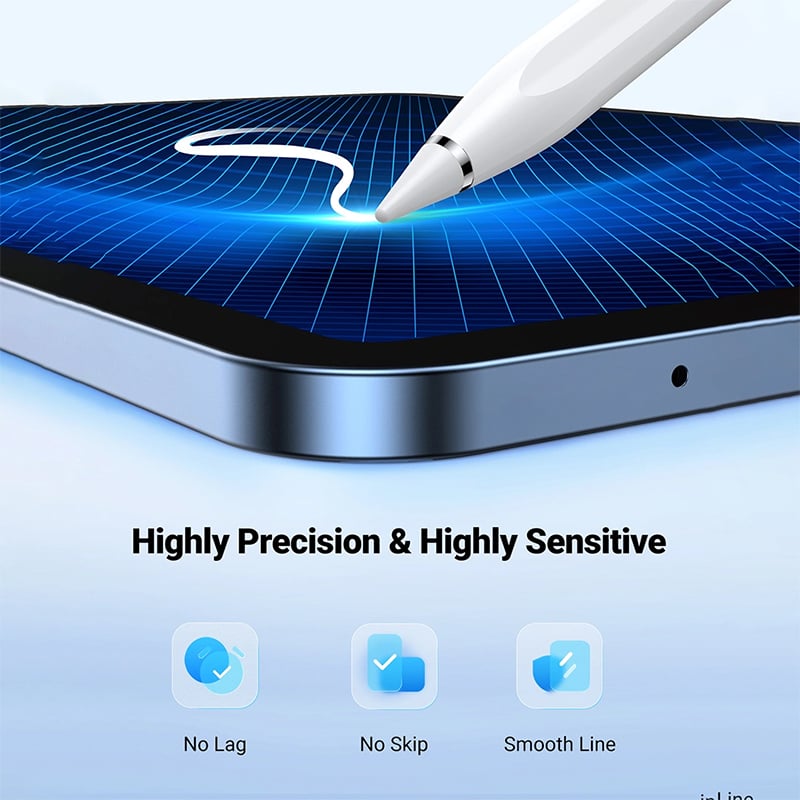 Picture of UGREEN LP452S (90915) Smart Stylus Pen for iPad with Magnetic Attachment & Palm Rejection | 18 Months Warranty - White