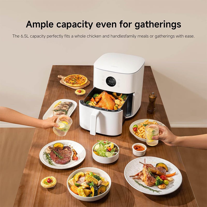 Picture of Xiaomi Air Fryer 6.5L UK– Powerful 1700W Large Capacity Air Fryer for Healthy Cooking | 12 Months Warranty - Black