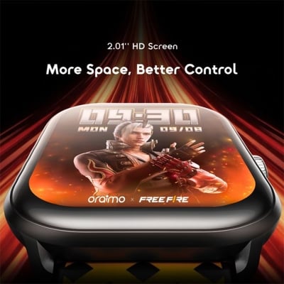 Picture of Oraimo Watch 6 Lite (OSW-809)- SCARLET RED | 12 Months Warranty - Red