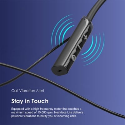 Picture of Oraimo Necklace lite ENC with Vibration Wireless Neckband (OEB-311) | 12 Months Warranty - Black