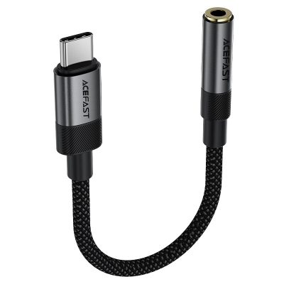 Picture of ACEFAST J12 Audio Converter USB-C Male to 3.5mm Female | 3 Months Warranty - Black