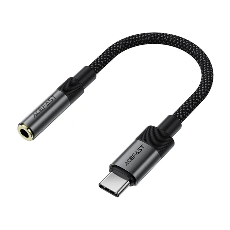 Picture of ACEFAST J12 Audio Converter USB-C Male to 3.5mm Female | 3 Months Warranty - Black