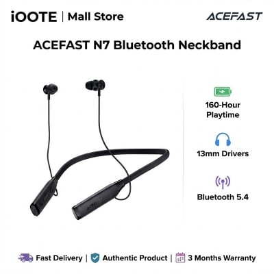 Picture of ACEFAST N7 Bluetooth Neckband | 3 Months Warranty - Black