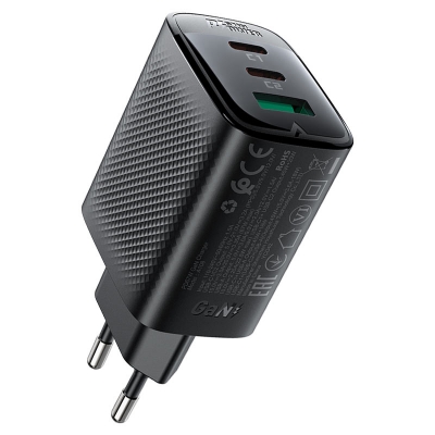 Picture of Acefast A108 PD67W GaN Wall Fast Charger | 3 Months Warranty - Black