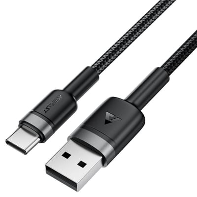 Picture of ACEFAST Charging Data Cable C22-04 USB-A to USB-C | 3 Months Warranty - Black